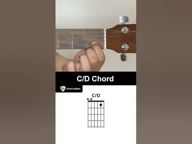 'Video thumbnail for How To Play The C/D Chord On Guitar - Guvna Guitars'