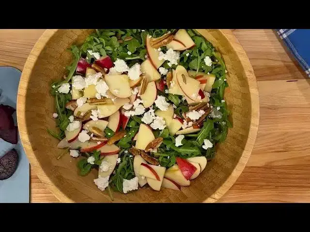 'Video thumbnail for This Easy Arugula Salad Made Me Crave Veggies Again   Protein Rich with Roasted Beets   Apple720P HD'