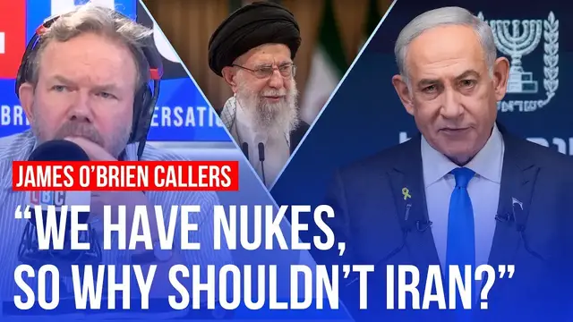 'Video thumbnail for Should Iran 'surrender'? James O'Brien callers discuss | LBC'