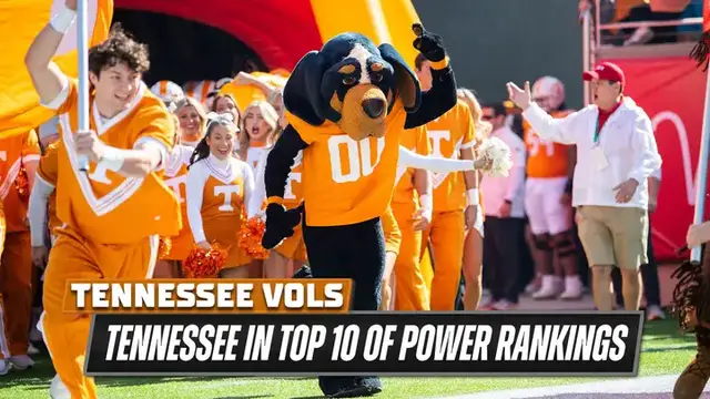 'Video thumbnail for Volunteers football shock the preseason rankings with another top 10 appearance'