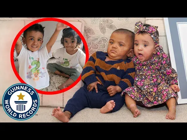'Video thumbnail for Catching up with the world's most premature twins'