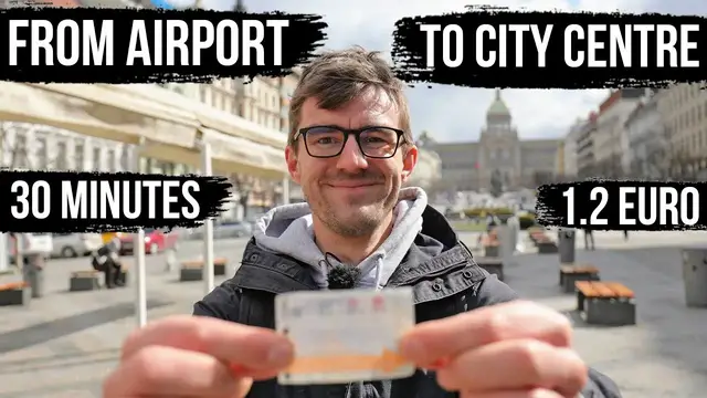 'Video thumbnail for Fast & Cheap: From Prague Airport to the City Centre for just 1.2 EUR (2025 Honest Guide)'