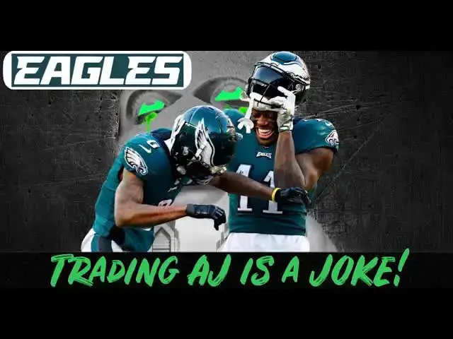'Video thumbnail for lord brunson: aj brown clears the air! eagles wide receivers ready for war'