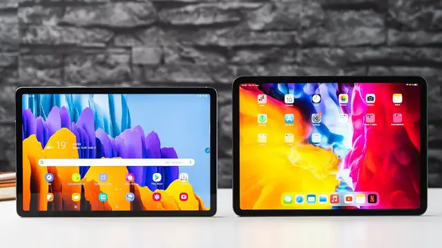 'Video thumbnail for Samsung Galaxy Tab S7 vs. iPad Pro Comparison'