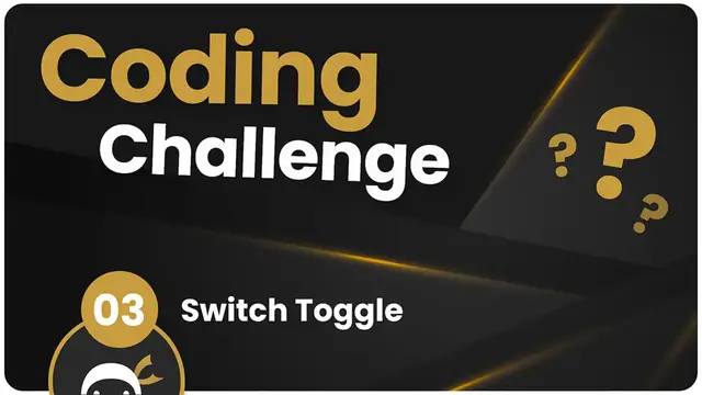 'Video thumbnail for Coding Challenge #3 - Toggle Switch'