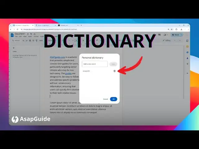 'Video thumbnail for How to Add and Remove Words in Your Google Docs Personal Dictionary'