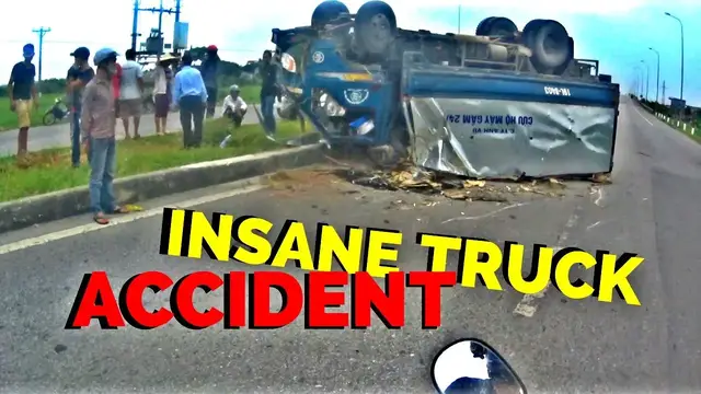 'Video thumbnail for CRAZY TRUCK CRASH IN VIETNAM'