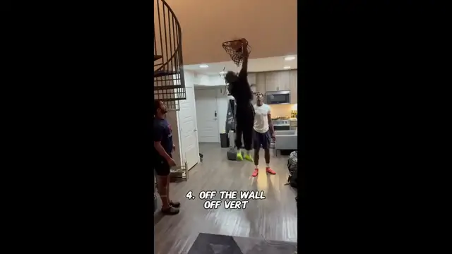 'Video thumbnail for (355) epic house dunking contest with friends'