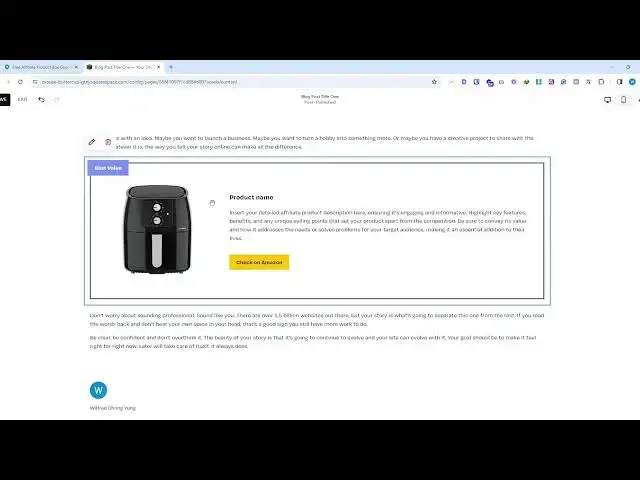 'Video thumbnail for Free Affiliate product Box for Squarespace'