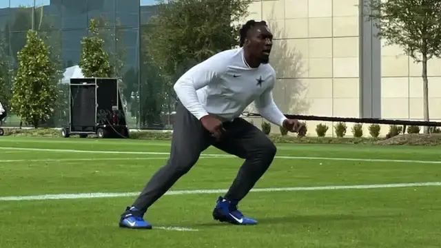 'Video thumbnail for law nation sports: cowboys' lawrence nearing return + prescott & receivers working hard'