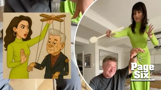 'Video thumbnail for Alec and Hilaria Baldwin fire back at claims she controls him like a puppet'