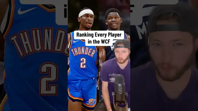 'Video thumbnail for (286) nba wolves vs thunder: ranking players'
