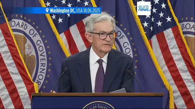 'Video thumbnail for US Federal Reserve keeps interest rates unchanged as it awaits the impacts of Trump's global tariffs'