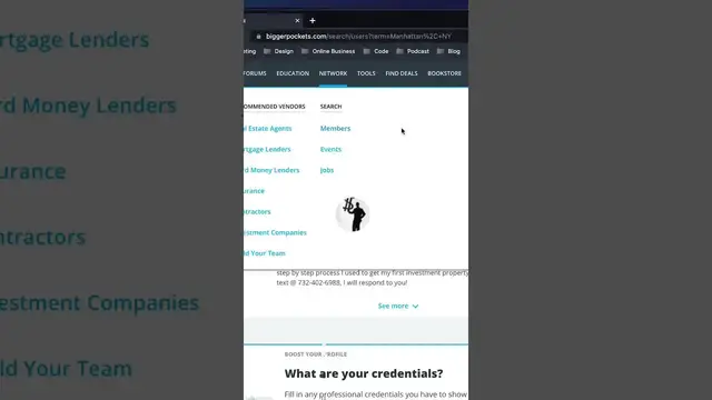'Video thumbnail for investarters: how to meet local real estate investors online'