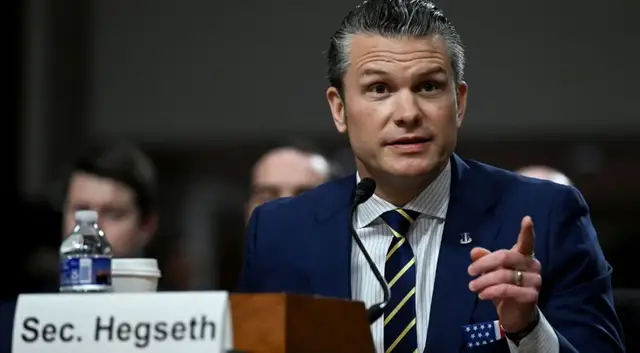 'Video thumbnail for US Defence chief Hegseth blocks Iran strike queries at heated hearing, citing classification'