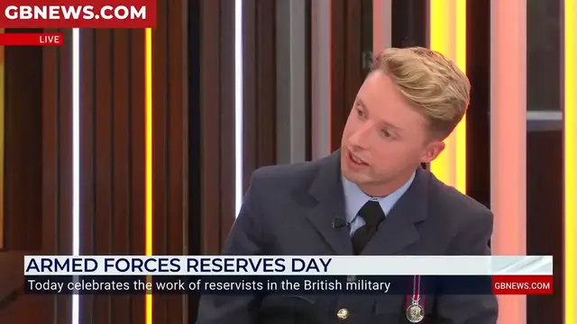 'Video thumbnail for WATCH: GB News editor shares how he is supported in his military service as an RAF Reservist'