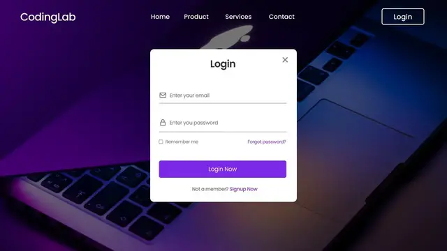 'Video thumbnail for Create Website with Login & Registration Form in HTML CSS & JavaScript'