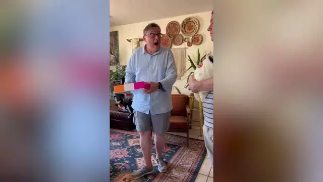 'Video thumbnail for Grandparents Well Up When They Meet Grandson For First Time After Eight Weeks in NICU | Happily TV'