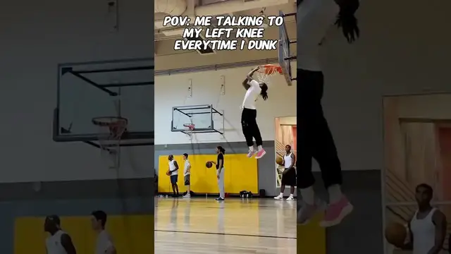 'Video thumbnail for (355) funny dunking motivation for my knee'
