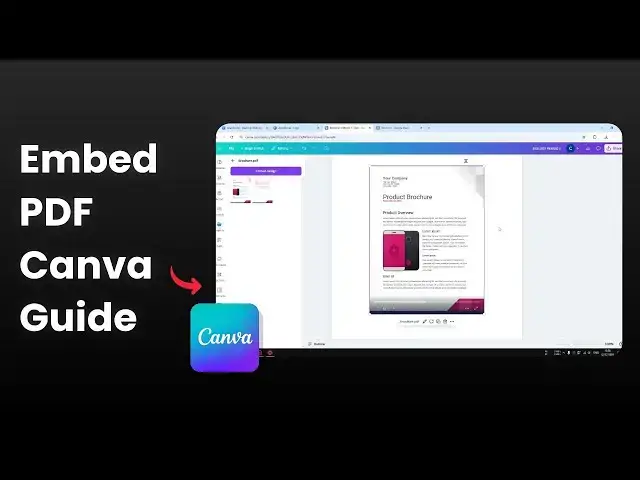 'Video thumbnail for How to Embed PDF in Canva'