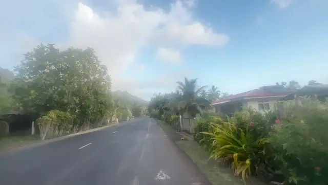 'Video thumbnail for Passing Mountains on Beautiful Moorea, French Polynesia'