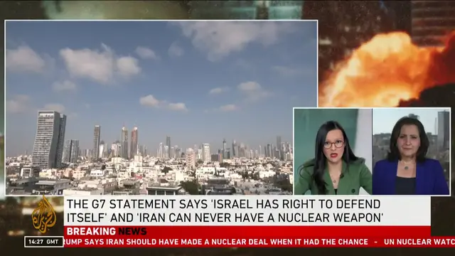 'Video thumbnail for New missiles launched from Iran spotted over Tel Aviv, occupied West Bank'