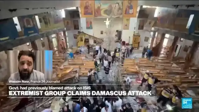 'Video thumbnail for Syria: Extremist group claims Damascus attack'