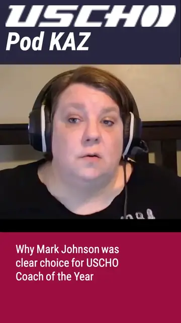 'Video thumbnail for Mark Johnson is USCHO Womens College Hockey Coach of the Year'