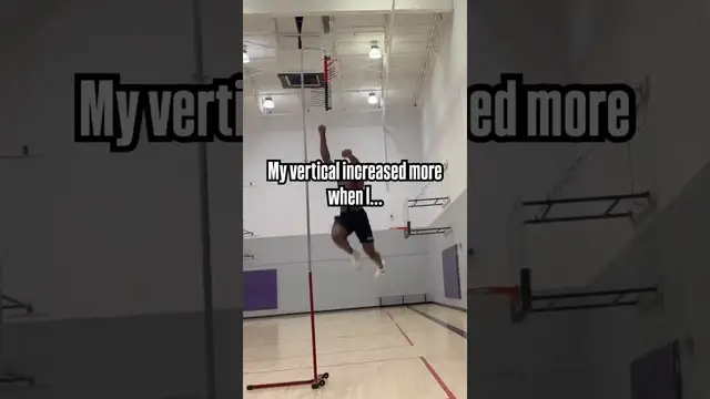 'Video thumbnail for These exercises took my vertical to the next level  #jumphigher #shorts'