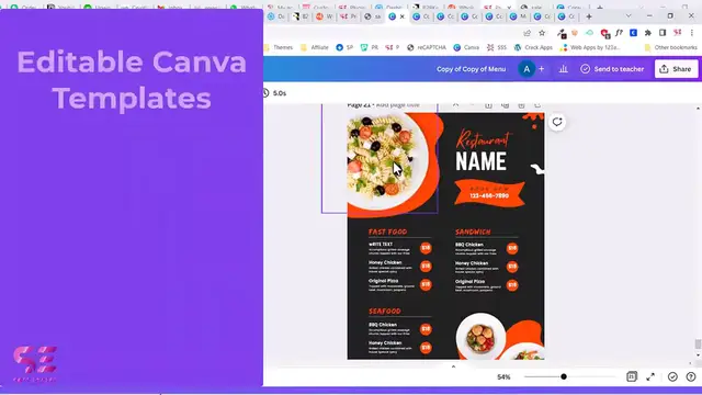 'Video thumbnail for Canva Editable Templates - For Instagram, Facebook and Business'