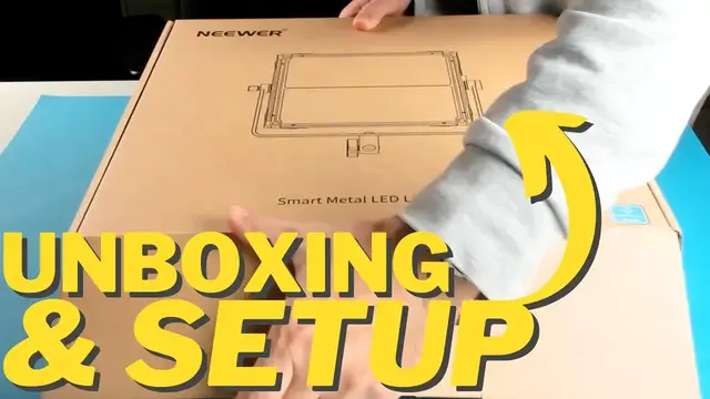 'Video thumbnail for Unboxing & Setup: NEEWER RGB1200 60W RGB LED Video Light'