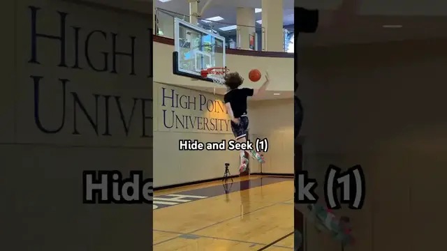 'Video thumbnail for Amazing Basketball Dunks at High Point University'