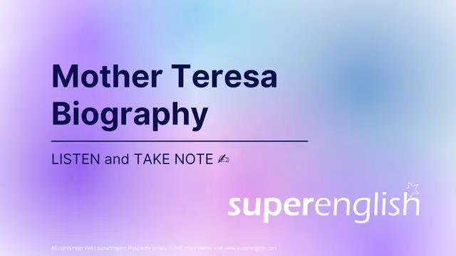 'Video thumbnail for Mother Teresa Biography'