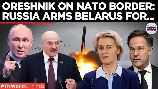 'Video thumbnail for West Shaken, Moscow Moves: Russia to Deploy Oreshnik to Belarus by Year’s End! | Times Now World'