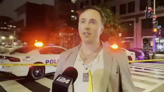 'Video thumbnail for Yuval David gives 1st-hand account of Washington terror attack'