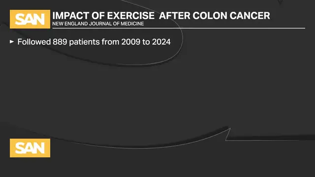 'Video thumbnail for Exercise could help colon cancer patients just as much as some prescription drugs'