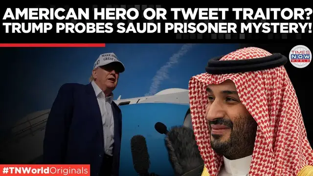 'Video thumbnail for American Jailed in Saudi Arabia for Tweets: Trump’s Response Sparks Controversy! | Times Now World'