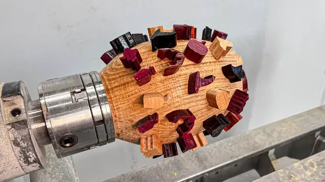 'Video thumbnail for Woodturning – The Spooktacular Lamp!'