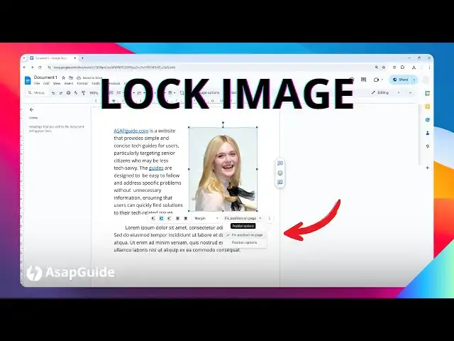 'Video thumbnail for How to Lock an Image's Position in Google Docs'