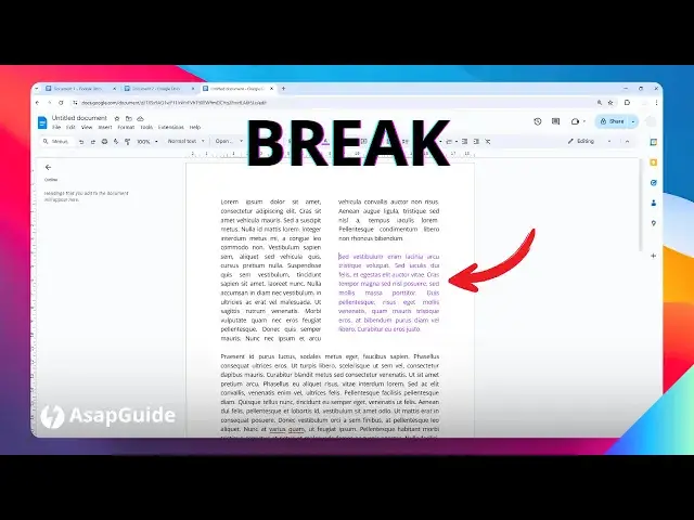 'Video thumbnail for How to Remove Column Break in Google Docs'