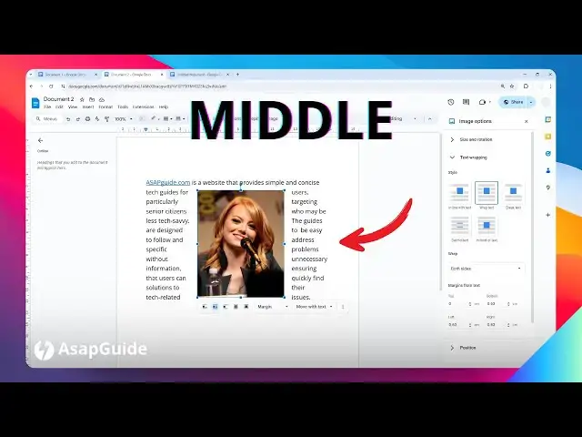 'Video thumbnail for How to Center an Image in Google Docs'