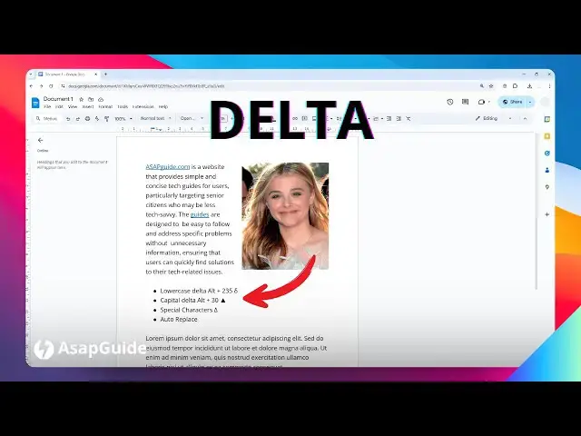 'Video thumbnail for How to Insert a Delta Symbol in Google Docs'