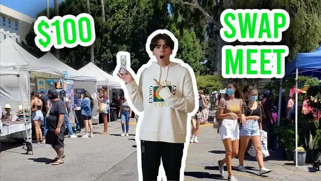 'Video thumbnail for WHAT CAN $100 GET YOU AT THE SWAP MEET (MELROSE TRADING POST)'