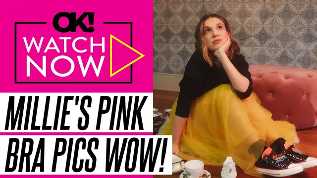 'Video thumbnail for Millie Bobby Brown Flaunts Her Cleavage in Stunning Pink Bra: Photos'