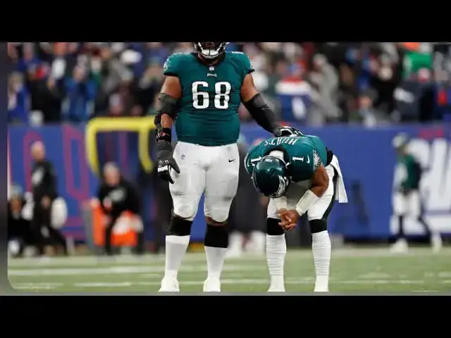 'Video thumbnail for Lord Brunson: eagles' hurts dealing with ankle soreness, giants loss reaction'