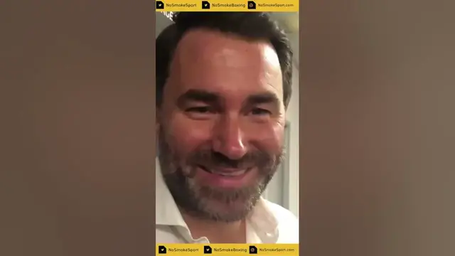 'Video thumbnail for Eddie Hearn Explains Possible Reason Why Joshua vs Wilder May Not Happen #boxing #shorts'