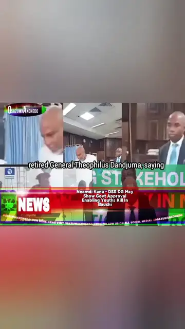 'Video thumbnail for Nnamdi Kanu - DSS DG May Show Govt Approval Enabling Youths Kill In Bauchi '