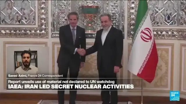 'Video thumbnail for IAEA: Iran led secret nuclear activities according to a new report'