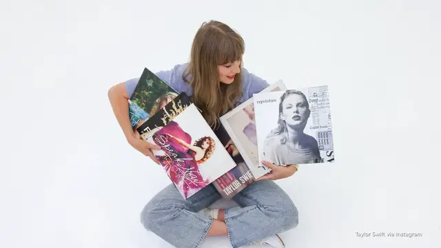 'Video thumbnail for Taylor Swift buys back music catalog after years-long industry battle'