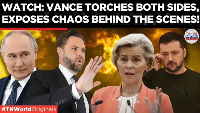 'Video thumbnail for “Frankly Stupid” — Vance UNLEASHES on Russia-West Mistrust! | Times Now World'